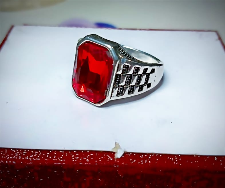 অরিজিনাল রুবি পাথরের আংটি ( ২০৫)